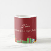 Personalized Christmas Mug – Cozy Holiday Design Koffiemok (Center)