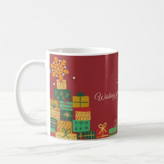 Personalized Christmas Mug – Cozy Holiday Design Koffiemok (Links)