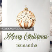 Personalized Christmas Mug Nordic Script Name Koffiemok