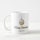 Personalized Christmas Mug Nordic Script Name Koffiemok (Links)