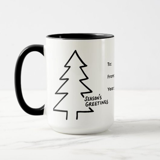 Personalized Christmas Mug – Season’s Greetings Mok (Links)