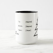 Personalized Christmas Mug – Season’s Greetings Mok (Midden)