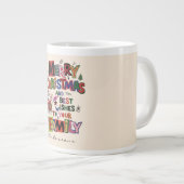 Personalized  christmas mugs red simple modern  grote koffiekop (Voorkant rechts)