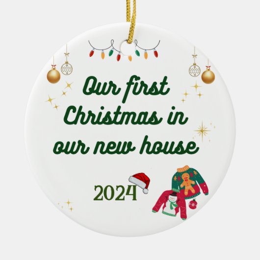 Personalized Christmas Ornament (Voorkant)