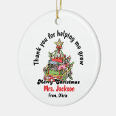 Personalized Christmas Ornament for Teacher (Links)