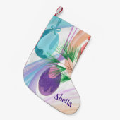 Personalized Christmas Ornaments Stocking Kleine Kerstsok (Voorkant (Hangend))