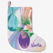 Personalized Christmas Ornaments Stocking Kleine Kerstsok (Voorkant)