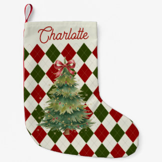 Personalized Christmas Pattern Design Kleine Kerstsok