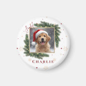 Personalized Christmas Pet Photo – Holiday Gift Magneet (Voorkant)