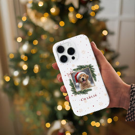 Personalized Christmas Pet Photo – Holiday  iPhone 16 Pro Hoesje