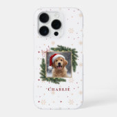 Personalized Christmas Pet Photo – Holiday  iPhone Hoesje (Achterkant)