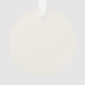 Personalized Christmas Photo Acrylic Ornament (achterkant)