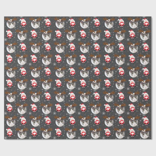 Personalized Christmas Photo Cadeaupapier (Vlak)