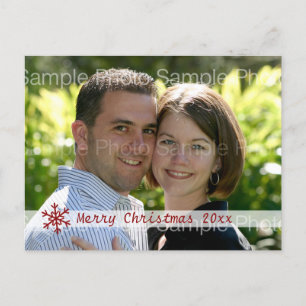 Personalized Christmas Photo Card Feestdagenkaart