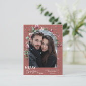 Personalized Christmas Photo Card - Holiday Bedankkaart (Staand voorkant)
