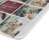 Personalized Christmas Photo Collage Snijplank (Hoek)