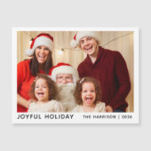 Personalized Christmas Photo Keepsake Holiday  (Voorkant)