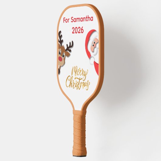 Personalized Christmas Pickleball Paddle 2026 (Links)