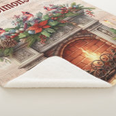 Personalized Christmas Sherpa Deken (3/4)