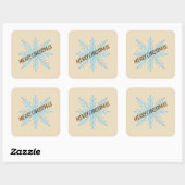 Personalized Christmas Snowflake Stickers – Labels (Vel)