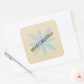 Personalized Christmas Snowflake Stickers – Labels (Envelop)