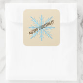 Personalized Christmas Snowflake Stickers – Labels (Tas)