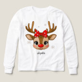 Personalized Christmas Sweater Custom Name Holiday (Voorkant)