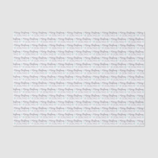 Personalized Christmas Tissue Paper Tissuepapier (Voorkant)