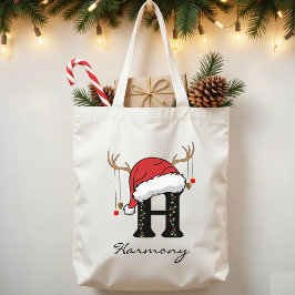 Personalized Christmas Tote Bag for Employees