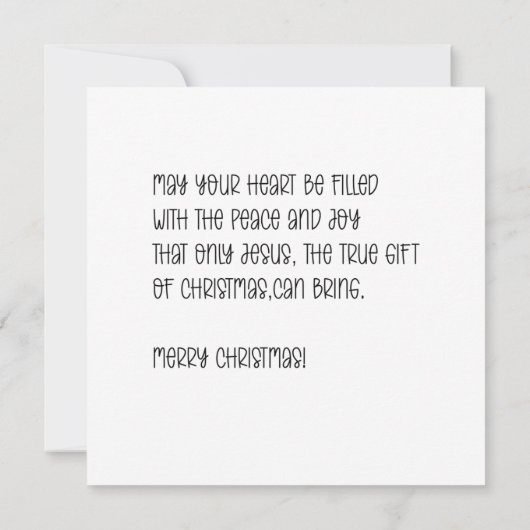 Personalized Christmas tree patchwork prints Kaart (Achterkant)