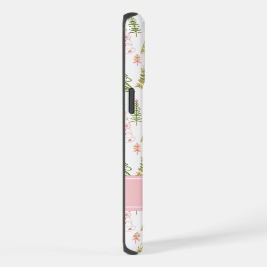 Personalized Christmas Tree Phone Case iPhone Hoesje (Rechterkant)