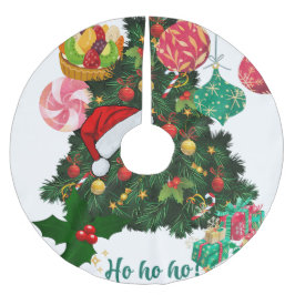 Personalized Christmas Tree Skirt | Cozy Holiday  Kerstboom Rok