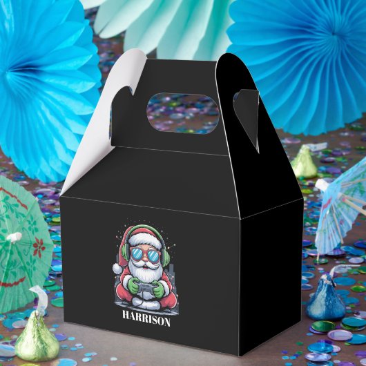 Personalized Christmas Video Game Santa Xmas  Bedankdoosjes (Feest)