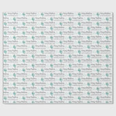 Personalized Christmas Wrapping Paper Cadeaupapier (Vlak)