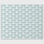 Personalized Christmas Wrapping Paper Cadeaupapier (Vlak)