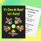 Personalized Cinco de Mayo Fiesta Lemon Lime  Kaart