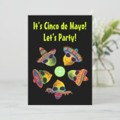 Personalized Cinco de Mayo Funny Lemon Lime Kaart (Staand voorkant)