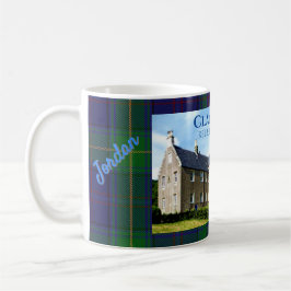 Personalized Clan Boyle's Kelburn Castle & Tartan Koffiemok