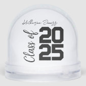 Personalized Class of 2025,A Timeless Graduation  Sneeuwbol (Achterkant)