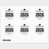 Personalized Class of 2026 Graduation Sticker (Vel)