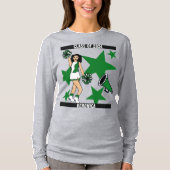 Personalized Class of Cheer Shirt Green 2 (Voorkant)