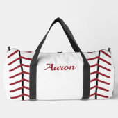Personalized Classic Baseball Duffel Bag Plunjezak (Voorkant)