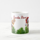 Personalized Classic Mug – Santa Paws Corgi Design Koffiemok (Center)