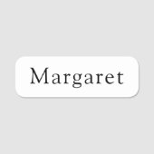 Personalized Classic Name Tag With Custom Name (Voorkant)