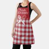 Personalized classic red tartan plaid Bekerry Schort (Insitu)
