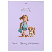Personalized Clipboard – Back to School Klembord (Achterkant)