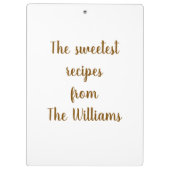 Personalized Clipboard Klembord (Achterkant)