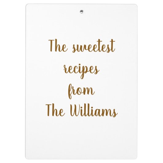 Personalized Clipboard Klembord (Achterkant)