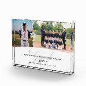 Personalized Coach Appreciation Gift Team Photos Fotoblokken (Rechts)