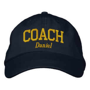 Personalized Coach in Golden Yellow Geborduurde Pet